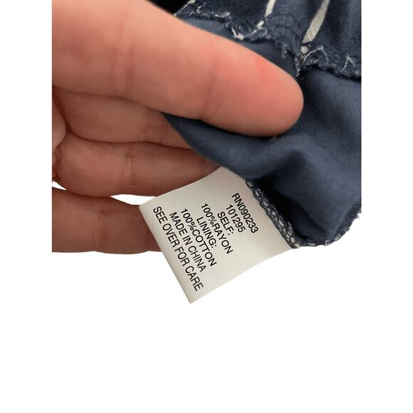 NWT Pacsun LA Hearts Long Sleeve Crop Top Small Sailor Nautical Stripe Kidcore - Picture 3 of 6